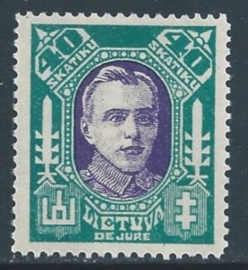 Lithuania #116A NH 40s Lt. Juozapavicius