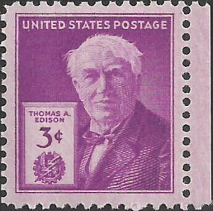# 945 MINT NEVER HINGED ( MNH ) THOMAS A. EDISON