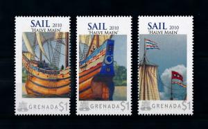 [78727] Grenada 2009 Ships Halve Maen Sail Henry Hudson VOC MNH