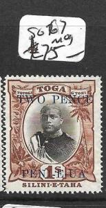 TONGA (P1209B) 1/-  SG67  MOG