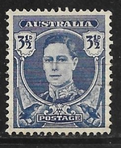Australia 195: 3.5d George VI, used, F-VF