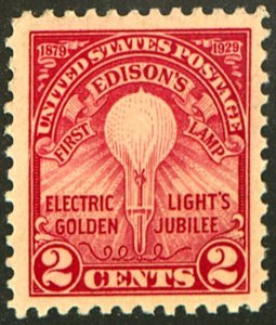 U.S. #654 MINT OG NH