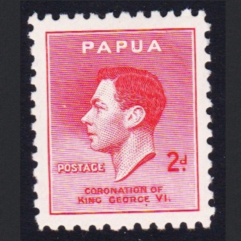 Papua King George VI Coronation 2d 1937 MH SG#155