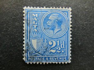 1930 A4P28F69 Malta 2 1/2d Used-