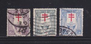 Belgium B53-B55 Set U Anti-Tuberculosis