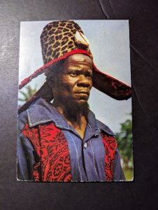 1962 Republic of Congo Postcard Cover Brazzaville to Oliver BC Canada