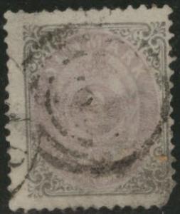 DENMARK  Scott 17 used 1877 stamp cv$110