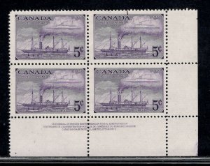 CANADA  SC# 312 PL B/4 #2 LL   FVF/MOG