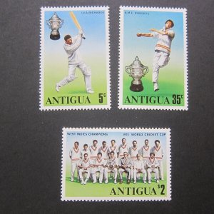 Antigua 1975 Sc 402-404 set MNH