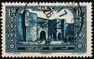 Morocco(French). 1917 1f50 S.G.144 Fine Used