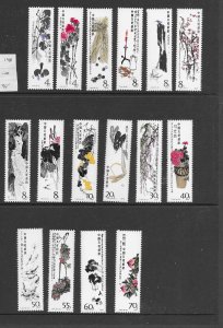 china -PRC 1557-62 1980 set 16  VF  NH