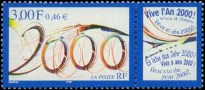 France #2745-2746, Complete Set(2), 1999, Never Hinged