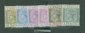 Gibraltar #31A/32/34/37-8