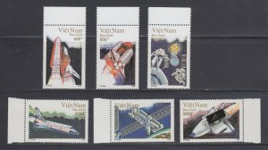 North Vietnam  2356-61    mnh   cat $4.25