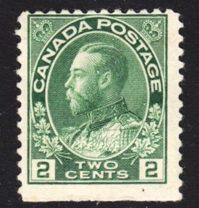 Canada Scott 107bs Fine mint OG H. Lot #D.  FREE...