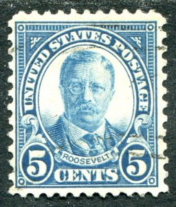 557 5c T. Roosevelt Used