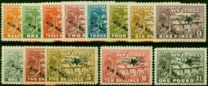 New Guinea 1931 Air Set of 13 SG137-149 V.F MNH