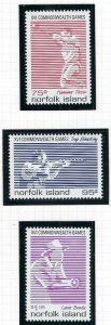 Norfolk Is 659-61 MNH 1998 Commonwealth Games (ak3491)