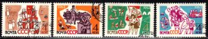 Russia #2697-2700 ~ Cplt Set of 4 ~ Children ~ Ucto, HM #2699 PD  (1963)