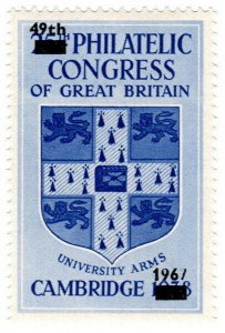 (I.B) Cinderella : 49th Philatelic Congress (Cambridge 1967) University Arms