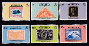 Anguilla 349-354 Stamp on Stamp MNH VF