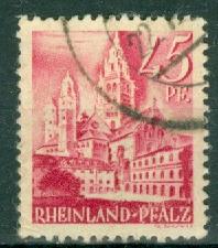 Germany - French Occupation - Rhine Palatinate - Scott 6N10