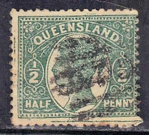 QUEENSLAND SCOTT# 89 USED 1/2p 1890-92