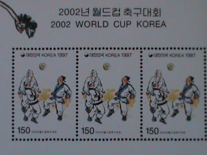 ​KOREA-1997-SC#1904a-2002 WORLD CUP KOREA- MNH S/S-VF WE SHIP TO WORLDWIDE