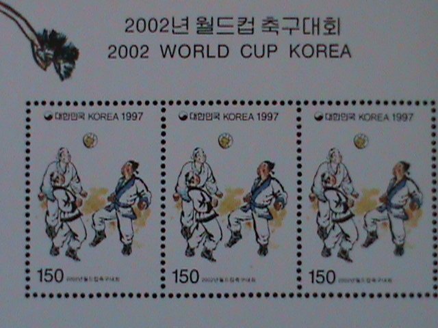 ​KOREA-1997-SC#1904a-2002 WORLD CUP KOREA- MNH S/S-VF WE SHIP TO WORLDWIDE