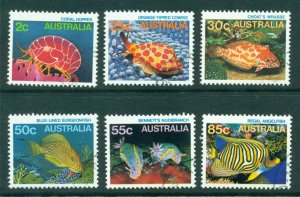 Australia 1985 Marine Life 2,25,30,50,55,85c CTO Lot23700