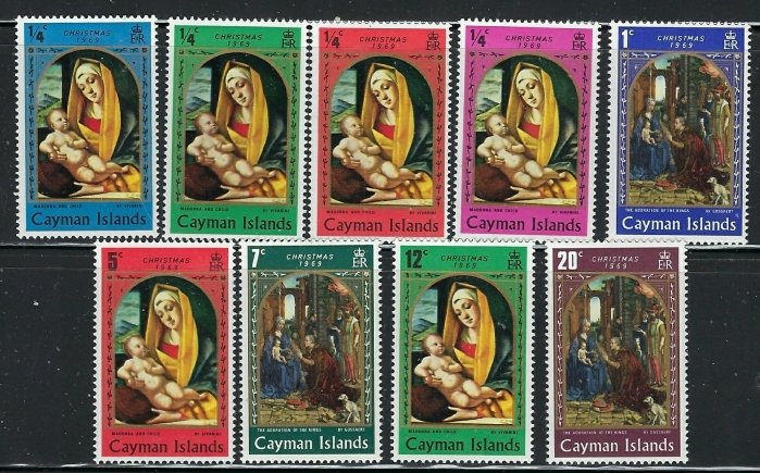 Cayman Is 242-50 MNH 1969 Christmas (fe6560)