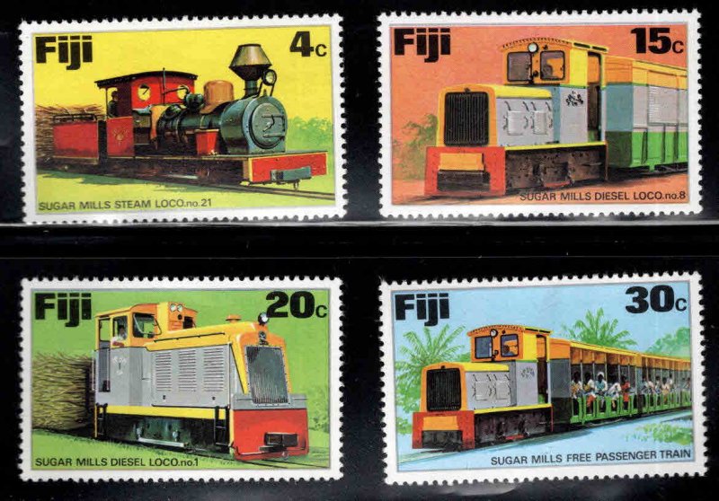 FIJI Scott 361-364 MNH** train locomotive stamp set