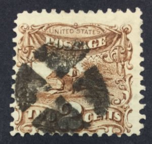 MOMEN: US STAMPS #113 USED LOT #44413