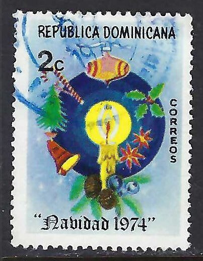 Dominican Republic 731 VFU CHRISTMAS W137-8