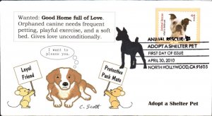 #4459 Animal Rescue - Dog Scott FDC