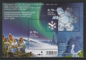 2007 Finland - Sc 1280 - MNH VF - Souvenir Sheet - Intl Polar Year