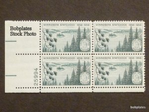BOBPLATES #1106 Minnesota Plate Block F-VF MintNH ~See Details for Position/#s