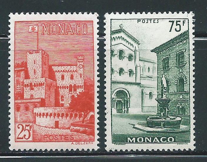 Monaco 319-20 Scenic set MNH