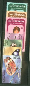 Nevis #153-55/146-9 Mint (NH) Single (Complete Set)
