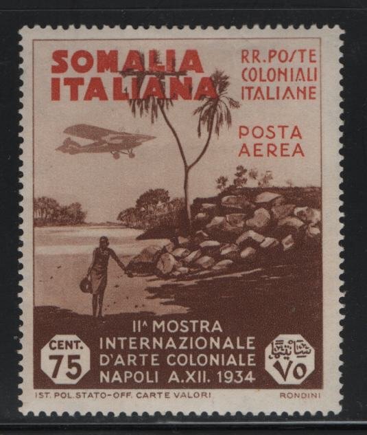 SOMALIA, C3, HINGED, 1934, VIEW OF COAST