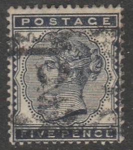Grande Bretagne  1881  Scott No. 85 (O) ($$) Wmk30