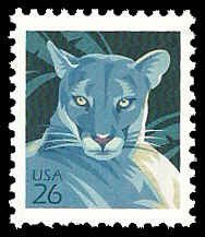PCBstamps   US #4137 26c Wildlife-Florida Panther, MNH, (17)