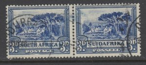 South Africa, Scott 39 var (SG 45c var), used, UHB 39v5, Broken Frame at Bottom