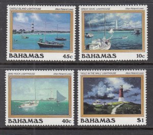 Bahamas 630-633 Lighthouses MNH VF