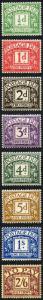 SGD27/34 KGVI Post Due Wmk KGVI Set M/Mint