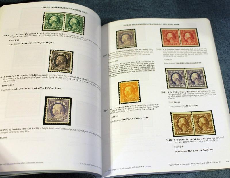 Heritage Bennett Auction Catalog #1109 Stamps & Postal History Tilles Patent Ccl