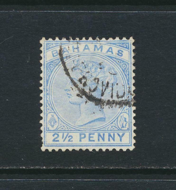 BAHAMAS 1880, 2½d VF USED SG#50 CAT£18 $24 (SEE BELOW)