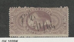 United States, Postage Stamp, #R80c Used, 1863 Revenue