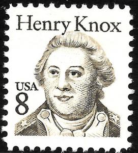 Scott 1851  8¢ Henry Knox Single, MNH