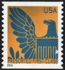 SC#3799 25¢ Eagle Coil Single (2003) Used